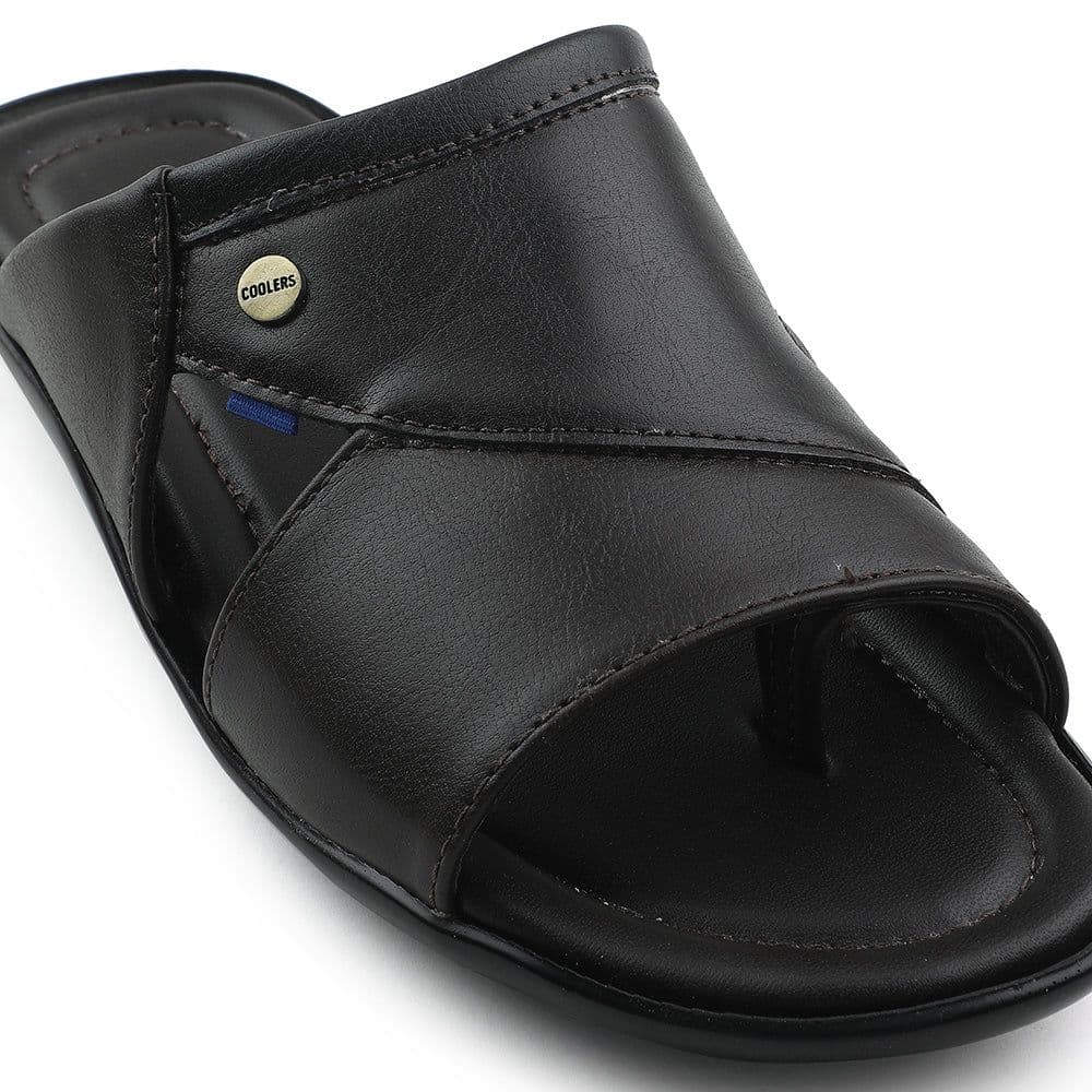Coolers Brown Casual Slipper For Men LIGHTER-2 By Liberty — photo 5