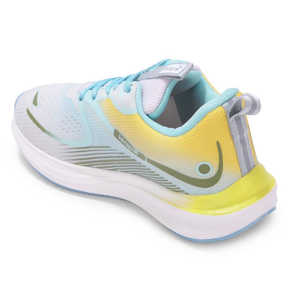 Leap7x SINESTAR-E Teal Blue Sports Lacing Running Shoes For Women By Liberty — photo 5