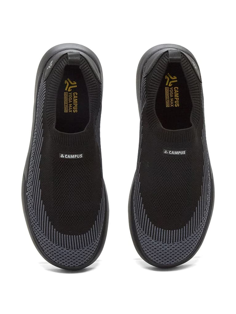 LEDGE Black Men's Walking Shoes — photo 6