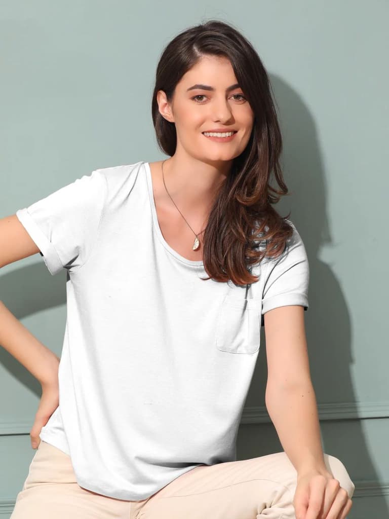 Twin Skin Women's Lounge Tees (Pack of 2) — photo 6
