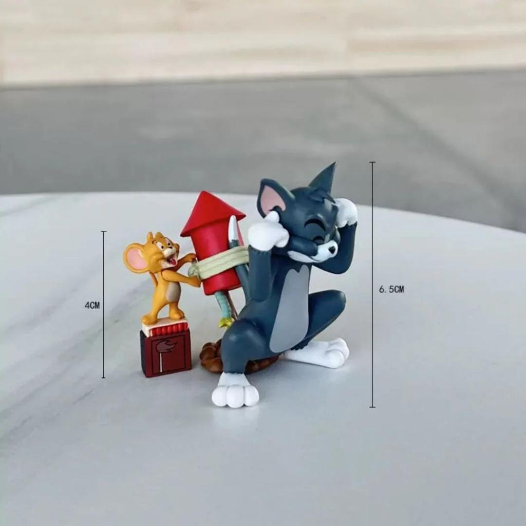 Tom n Jerry Firework Fiasco Figurine Set – Cartoon Collectible — photo 4