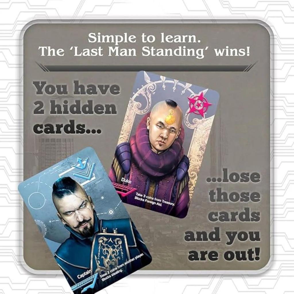 Coup – The Resistance Universe Card Game | Secret Identities, Bluffing n Strategy — photo 4