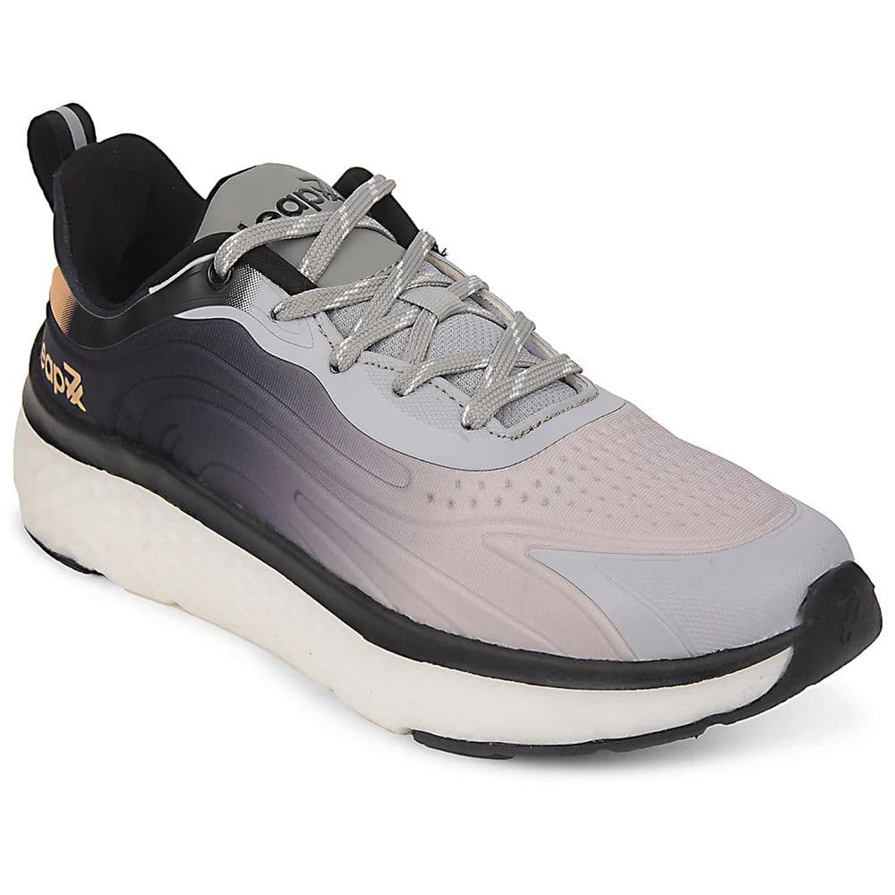Leap7x Black Sports Lacing Running Shoes For Men NITRUN-10 By Liberty — 6/40 / Black