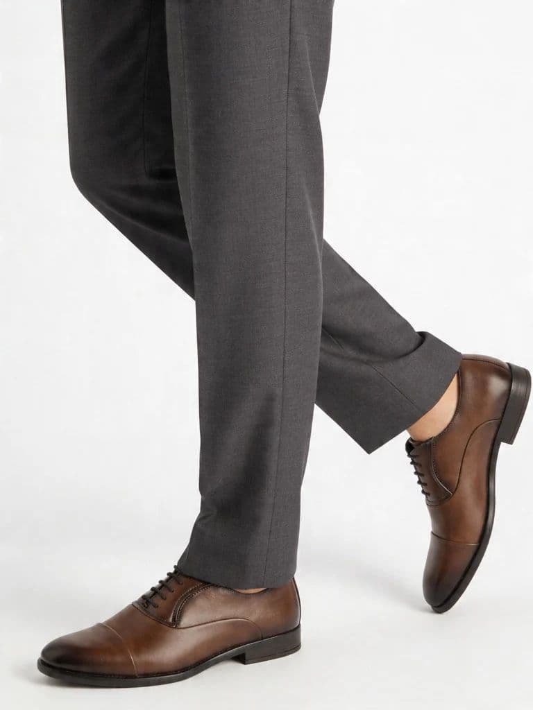 SOLEPLAY Tan Ombre Oxford Shoes