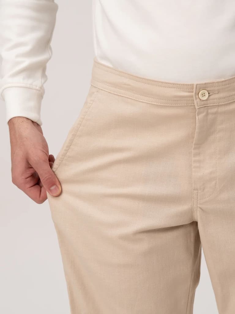 Cappadocia Beige Relaxed Fit Lounge Pants — photo 3