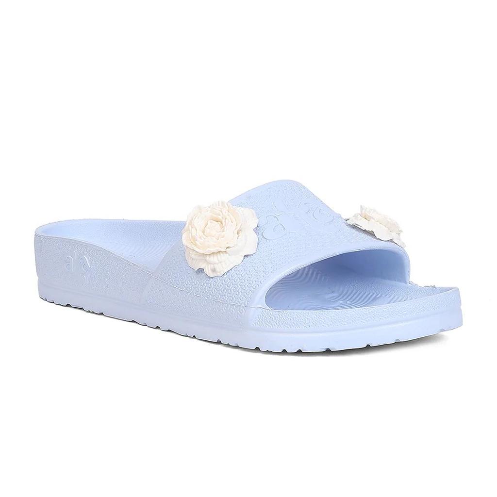 A-HA DOCTOR-1L Blue Casual Slip-on Slides for Women by Liberty