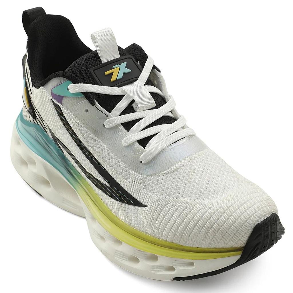 Leap7x White Sports Running Shoes For Men NEPTUNE-1E By Liberty