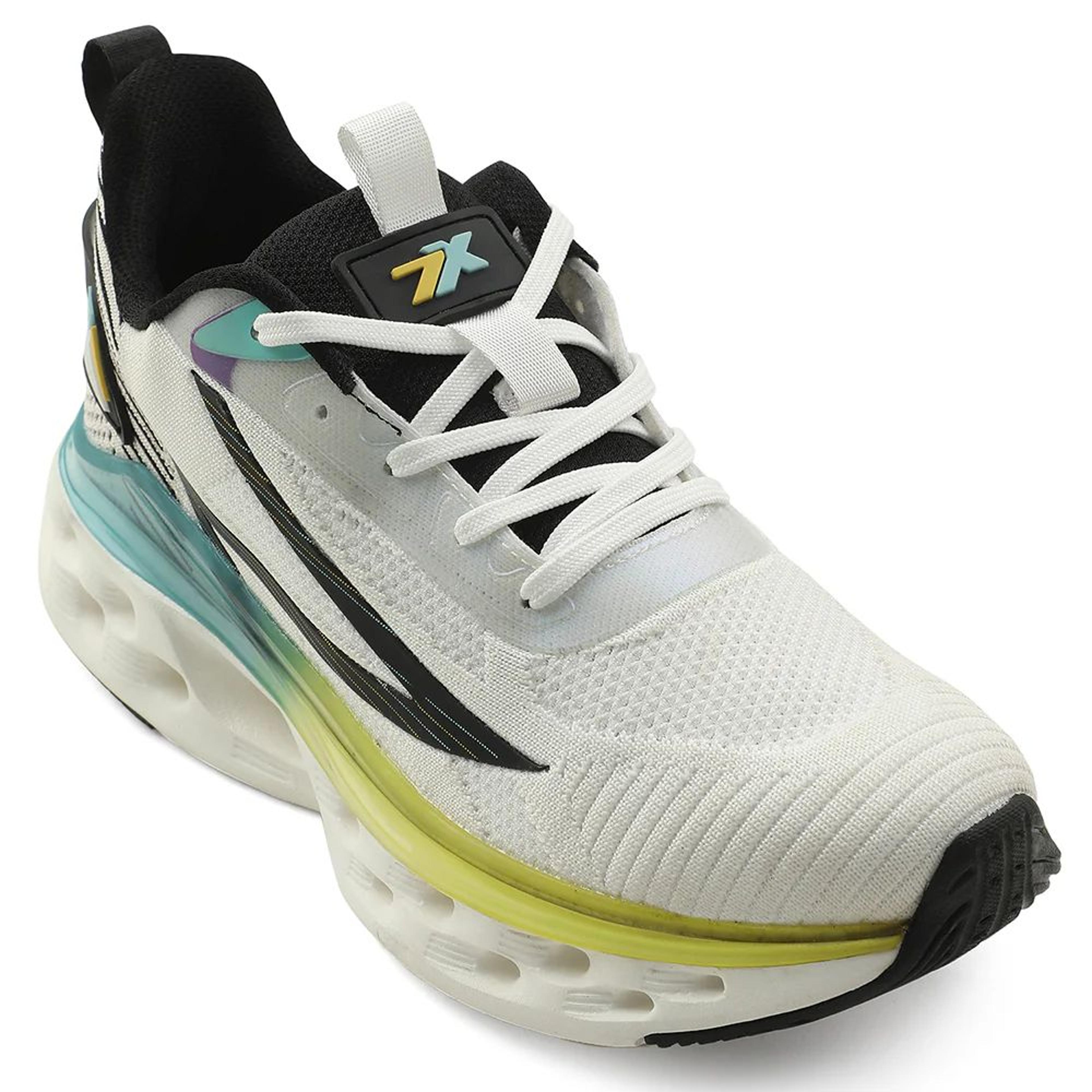 Leap7x White Sports Running Shoes For Men NEPTUNE-1E By Liberty