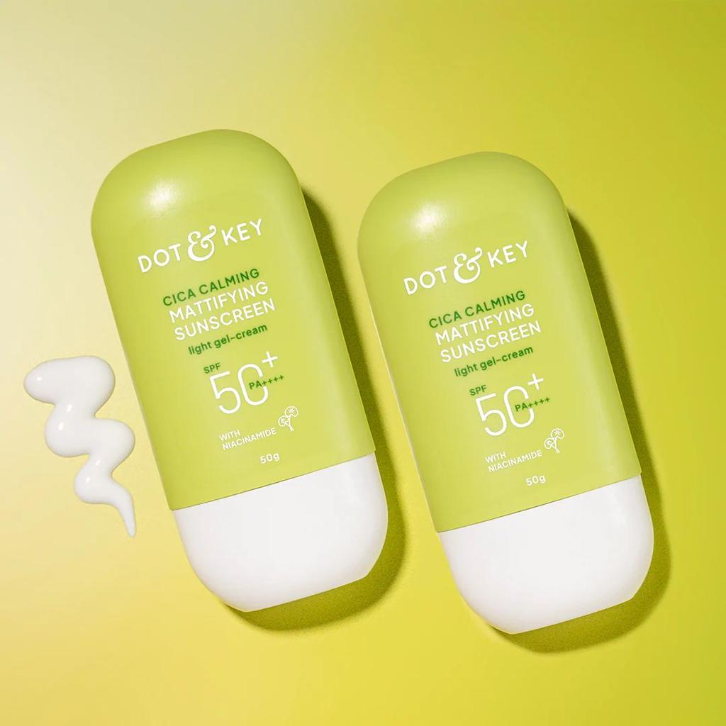 SPF 50+ Cica & Niacinamide Sunscreen 50g - Pack of 2