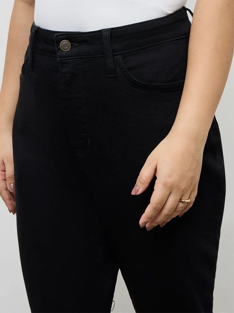 Gia Black High-Rise Capri — photo 3