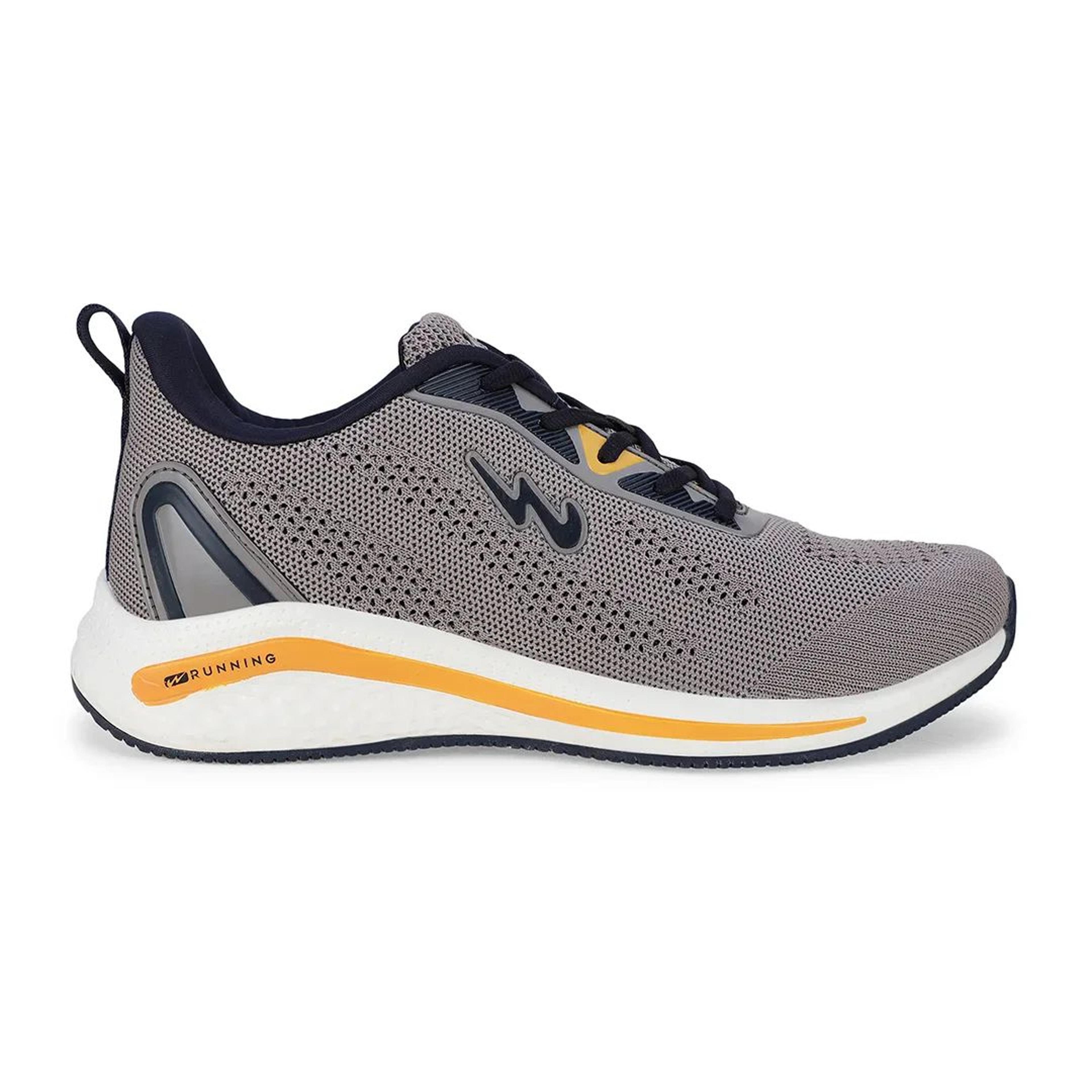 CAMP ERIK Grey Men's Running Shoes