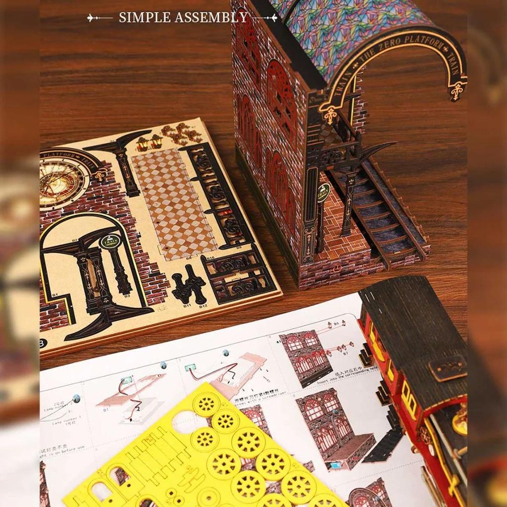 Magic Express Puzzle – DIY BookNook with Light — photo 3