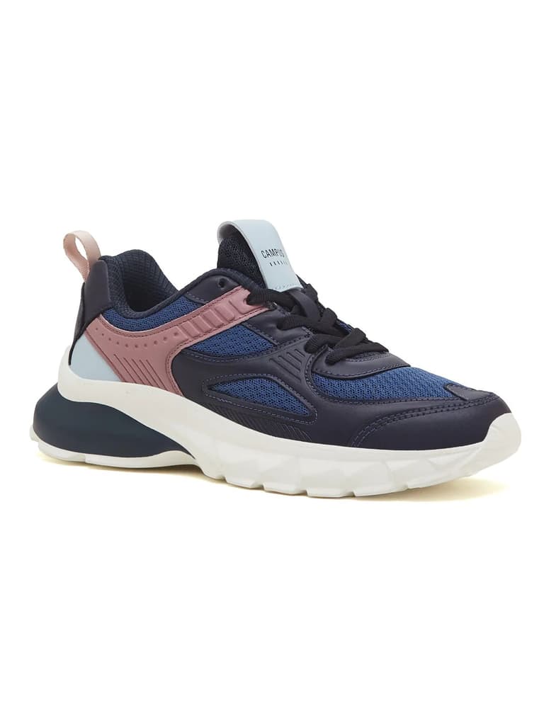 TRINO Navy Women's Sneakers — Navy / 4