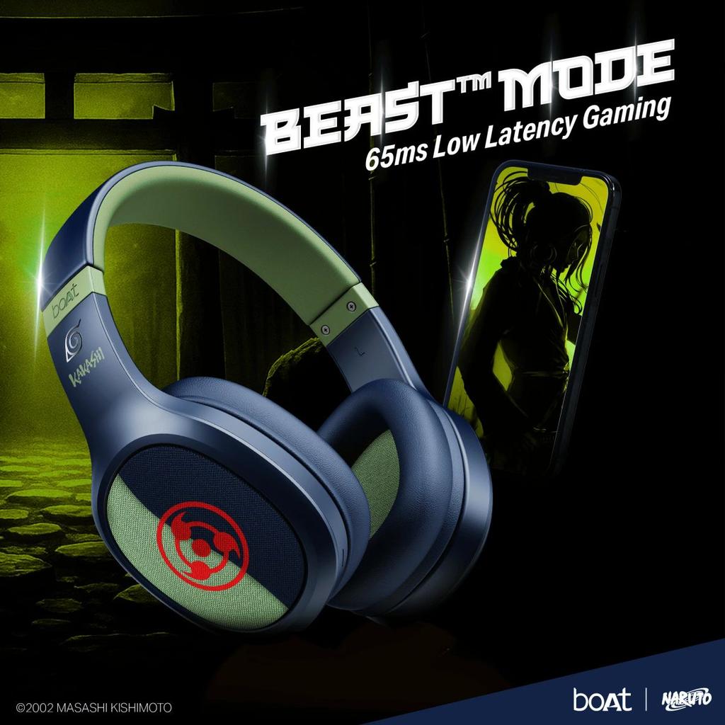 boAt Rockerz 460 Naruto Edition | Naruto Series – Wireless Headphones with 30 Hours Playback & BEAST™ Mode — photo 5