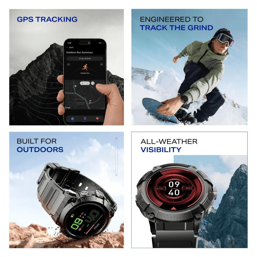 boAt Lunar Atlas | Smartwatch with 1.39" Bright HD Display, App-Powered GPS Tracking & Rugged Metallic Finish — photo 10