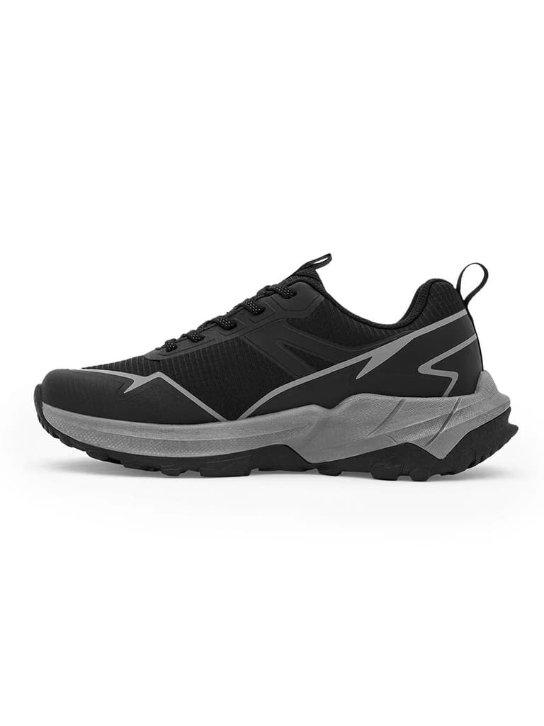 Black & Grey Trail Running Shoes for Men | Low-Cut Outdoor — photo 3