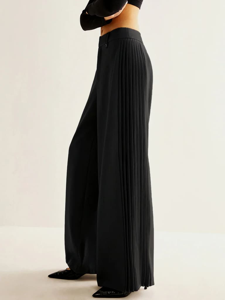 Pleat Please Wide Leg Pants — photo 2