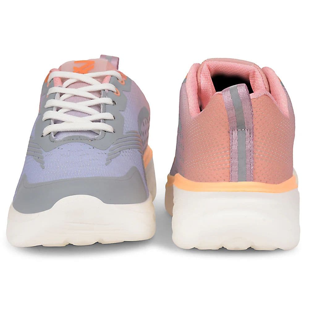 Leap7x Purple Sports Lacing Running Shoes For Women MITALI-1 By Liberty — photo 6