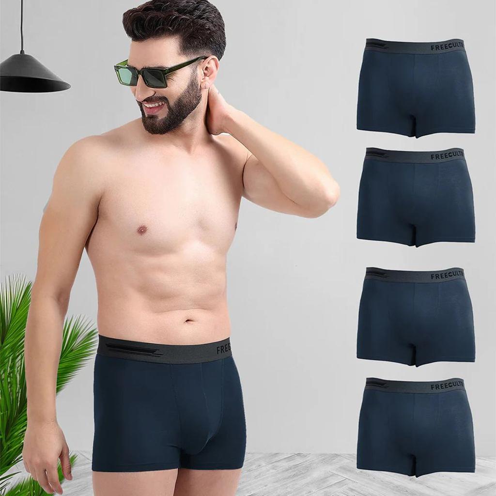 All Same Colors Men's Anti-Bacterial Micro Modal Trunk (Pack of 5)