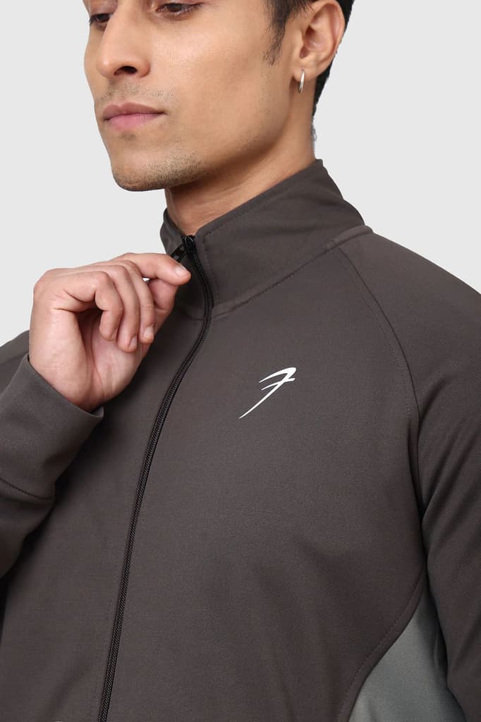 Polish Colourblock Jacket Dark Grey — photo 4