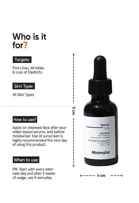 Retinol 0.6% Face Serum