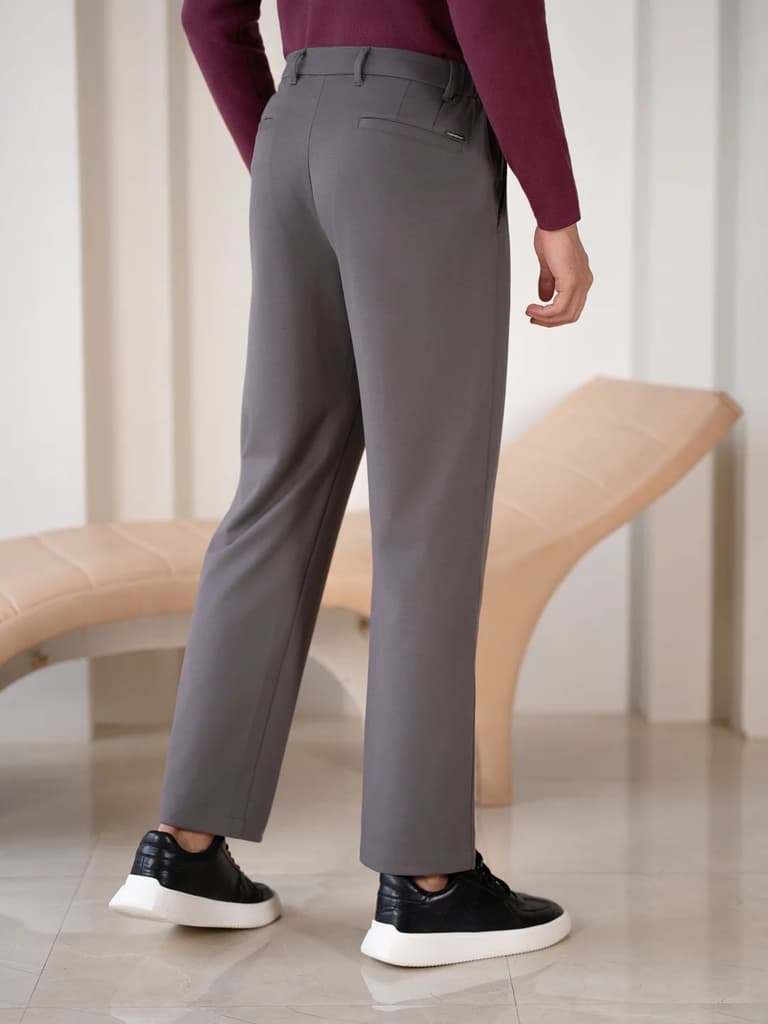 Runway Grey Stretchable Travel Pants — photo 10