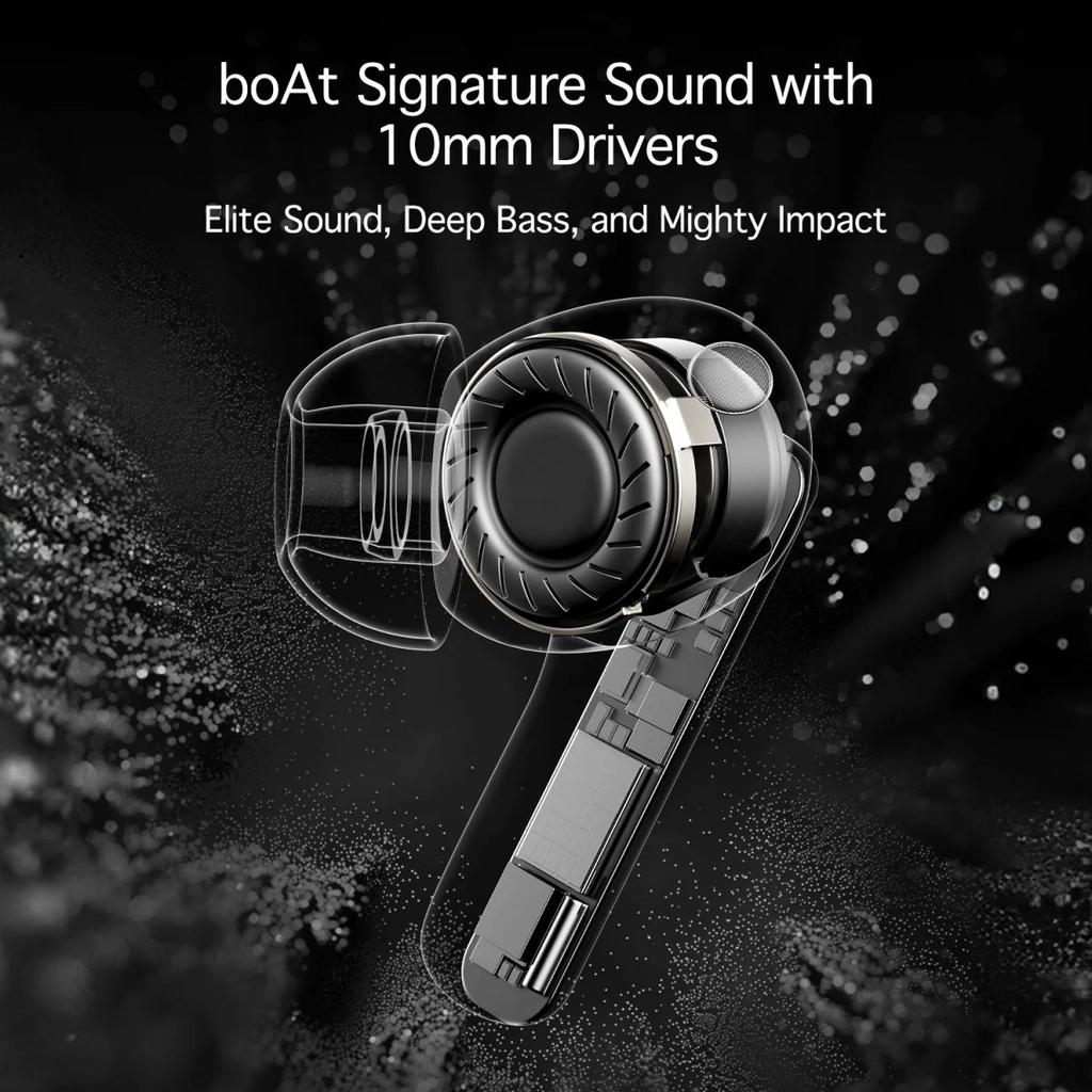 boAt Airdopes 181 Pro | Wireless Earbuds with 100 Hours Playback, Quad Mics with ENx™, BEAST™ Mode, ASAP™ Charge — photo 10