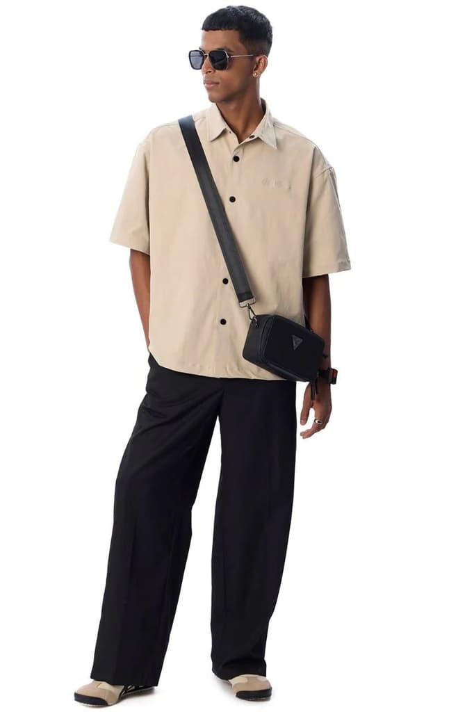Short Sleeve Polo Shirt // Khaki — photo 3
