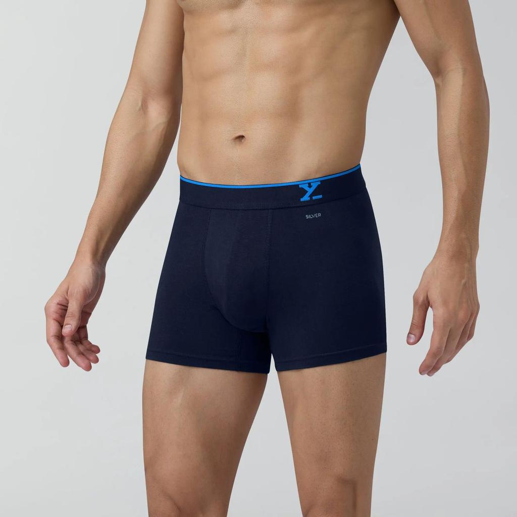 Aero Traq Pace Cotton Trunks Blue Green Black Red (Pack of 5) — photo 3
