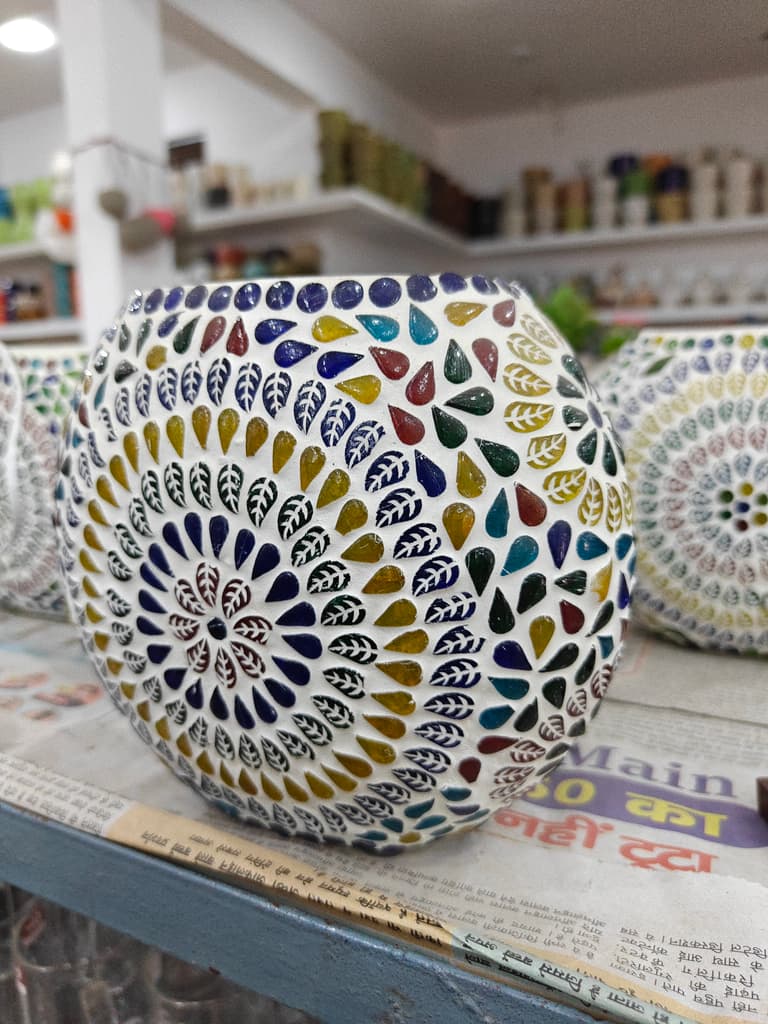 Colorful Vase | Ceramic | Decorative | Multi-colored