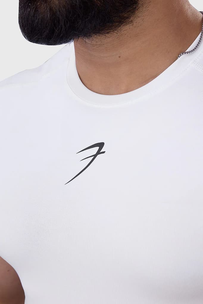 Compression Sleeveless Tank White — photo 4