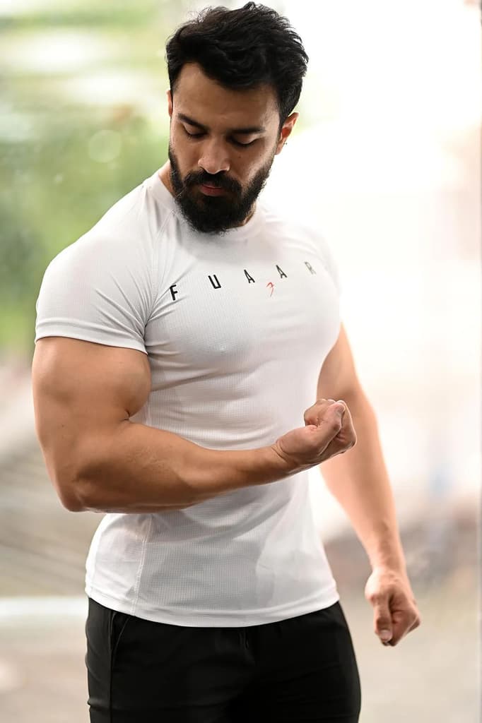 Checks T-shirt White — photo 6