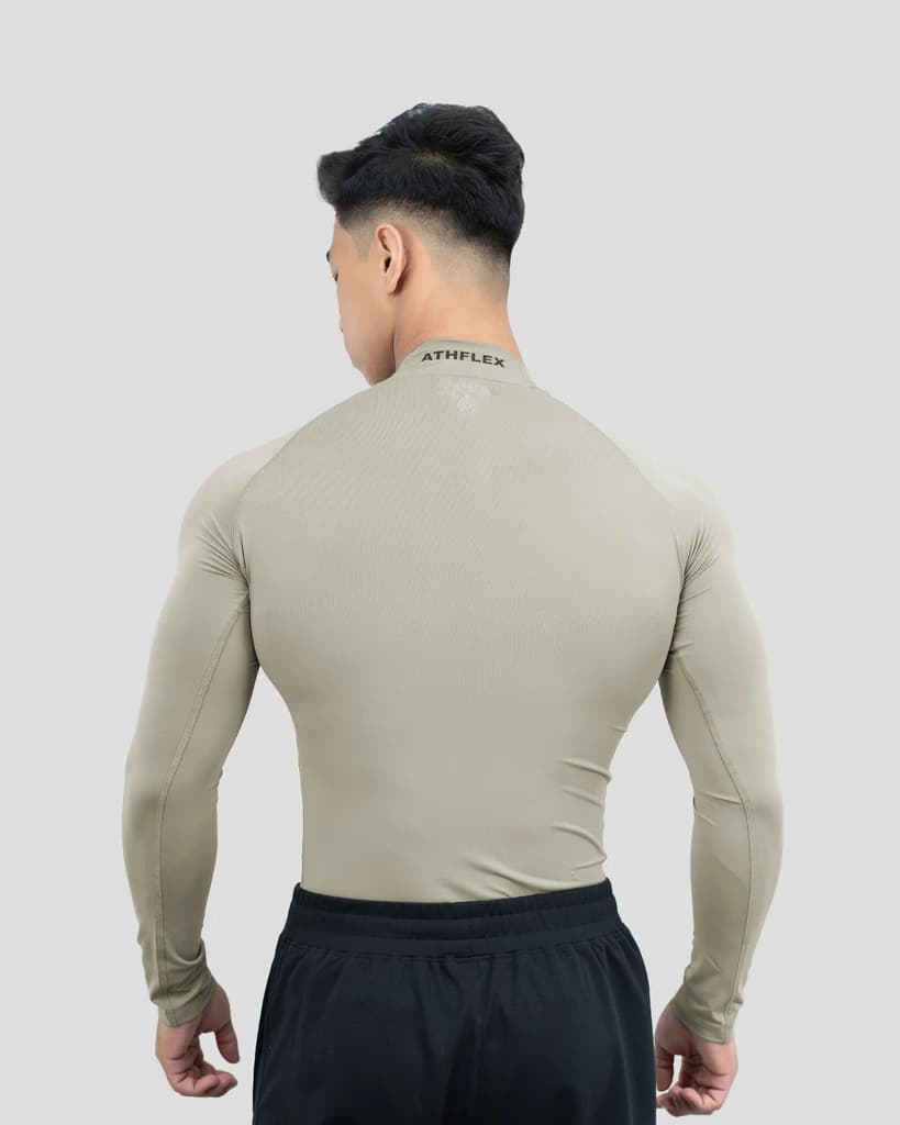 Hustle High Neck Full Sleeve Compression T-shirt — photo 6