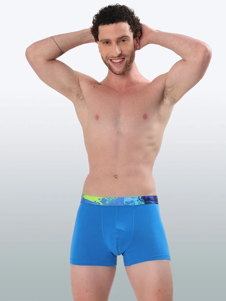 Men's Cotton Abstract Waistband Trunk – Pack of 2 — photo 8