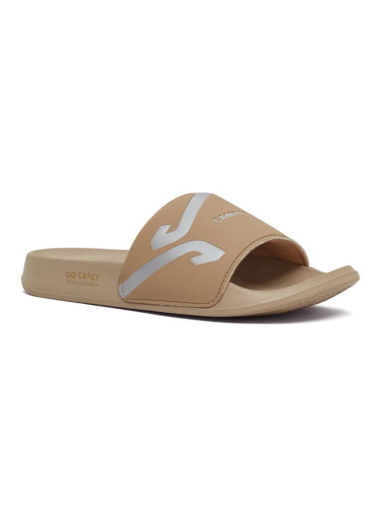 SL-476 Beige Men's Slides — Beige / 6