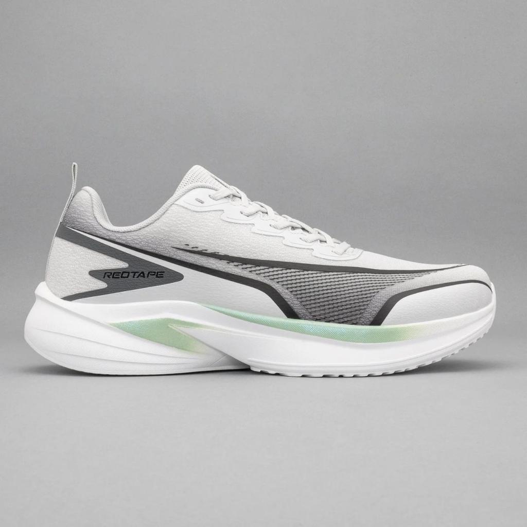 Sports Shoes for Men in Grey and Green | Low-Cut Athleisure Shoes. — photo 2