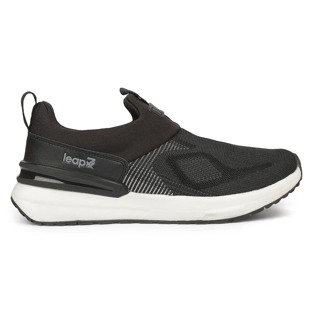 LEAP7X BRISK2025 Black Sports Non Lacing Walking Shoes for Men — photo 2