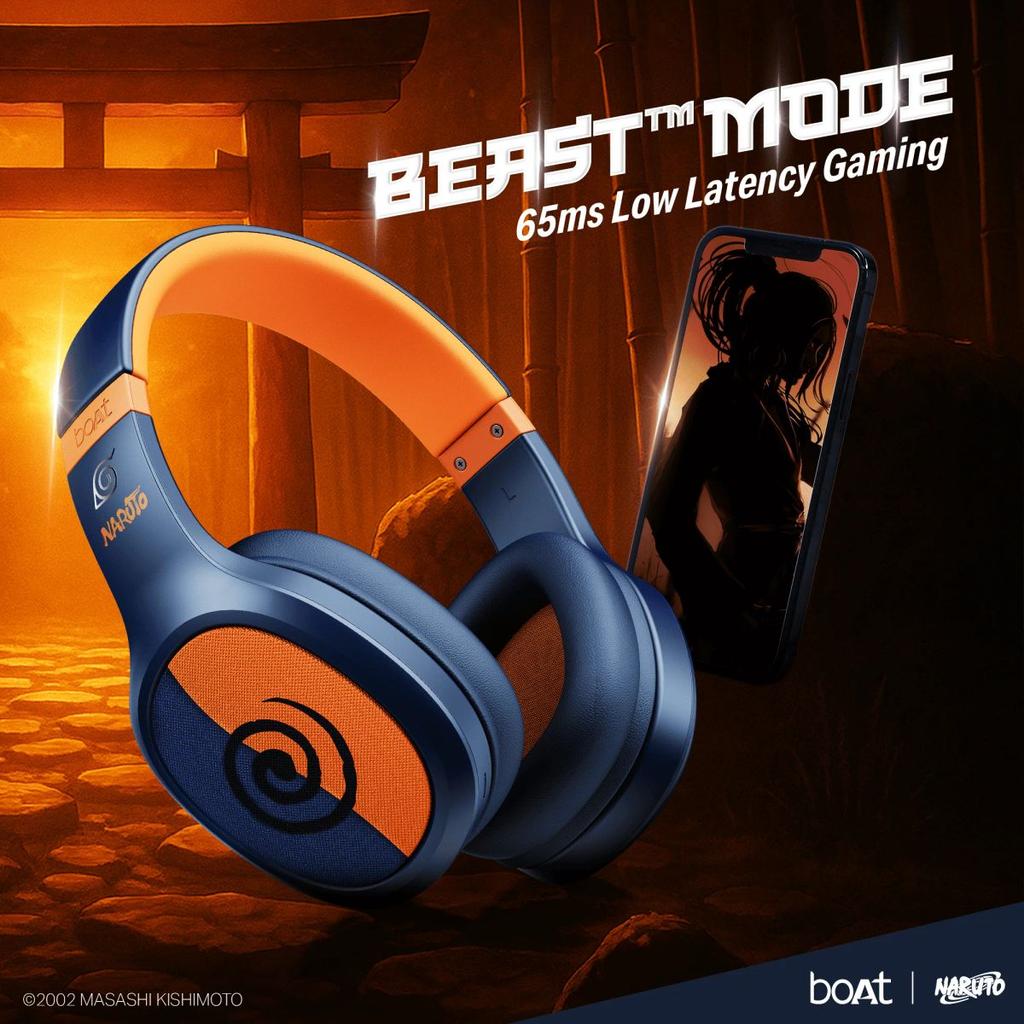 boAt Rockerz 460 Naruto Edition | Naruto Series – Wireless Headphones with 30 Hours Playback & BEAST™ Mode — photo 10