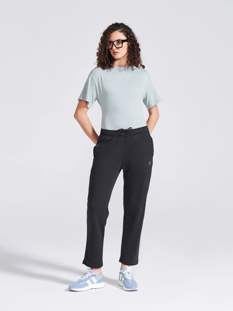 Women's Black Regular Fit Track Pants — photo 6