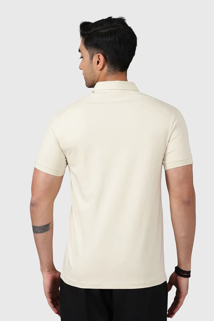 Polo T-shirt Beige — photo 6