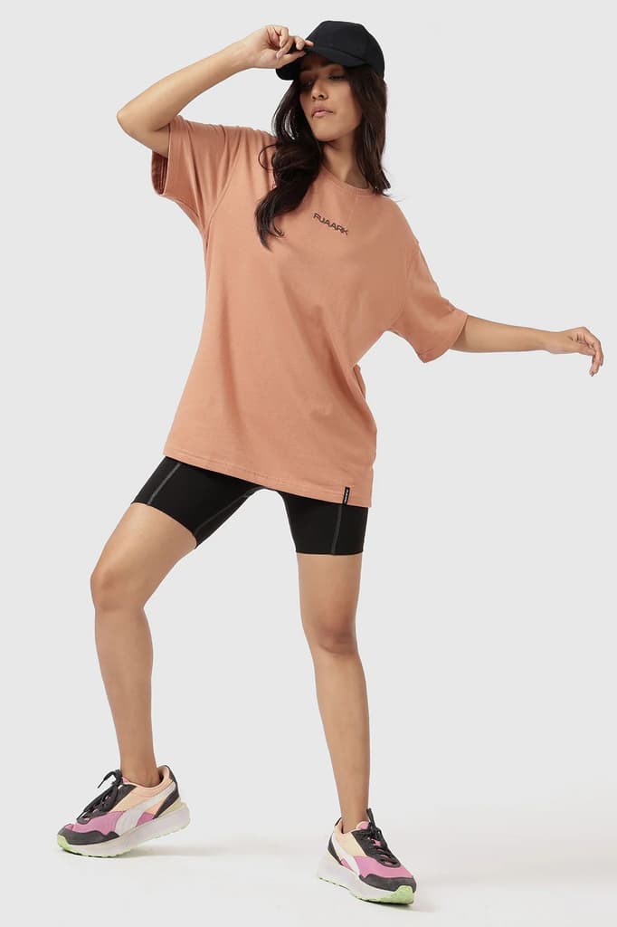 Element Oversized T-shirts Warm Beige — photo 5