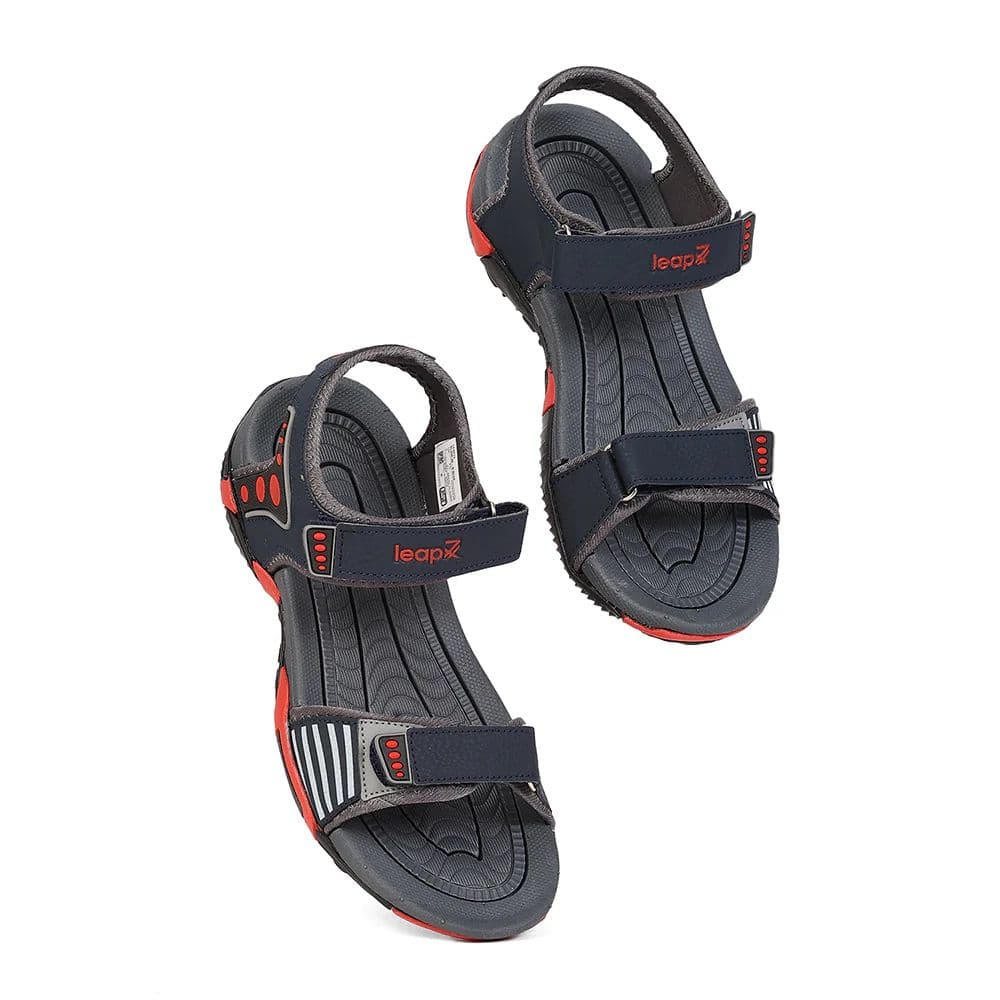 Leap7X BLAIR-30 Navy Blue Casual Flat Sandals for Men by Liberty — photo 7