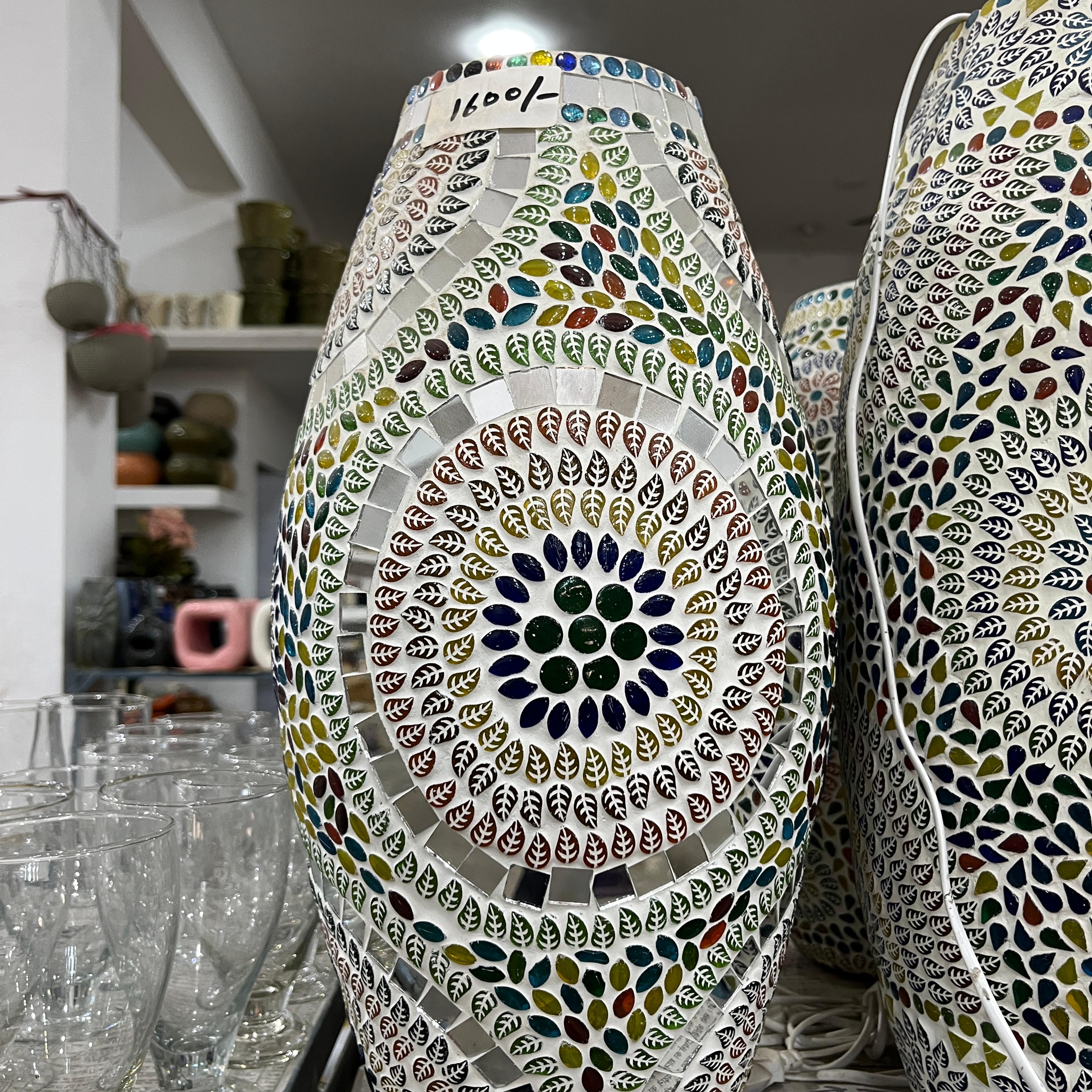 Colorful Vase | Decorative | Ceramic | Multi-colored