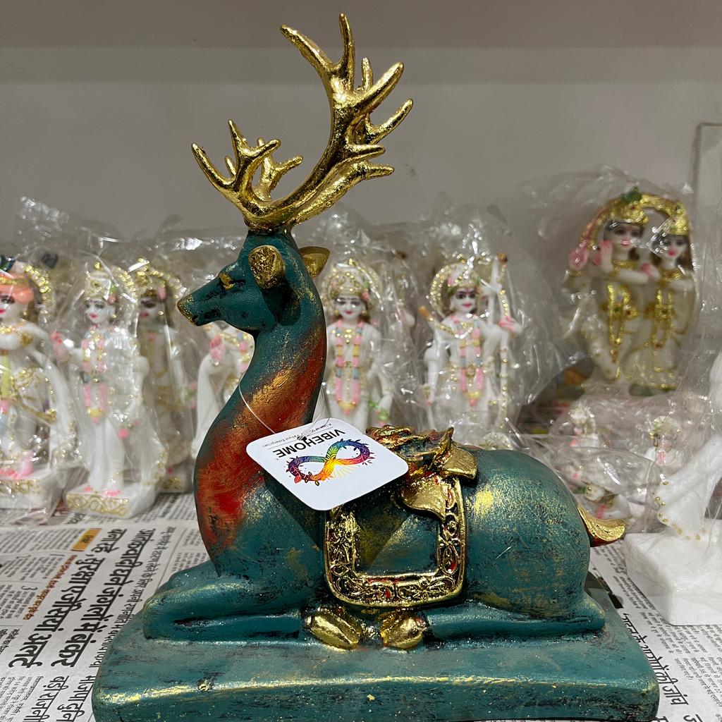 Gold Deer Statue | Sculpture | Bronze | Gold