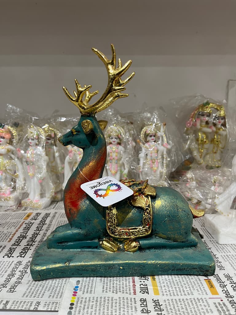 Gold Deer Statue | Sculpture | Bronze | Gold