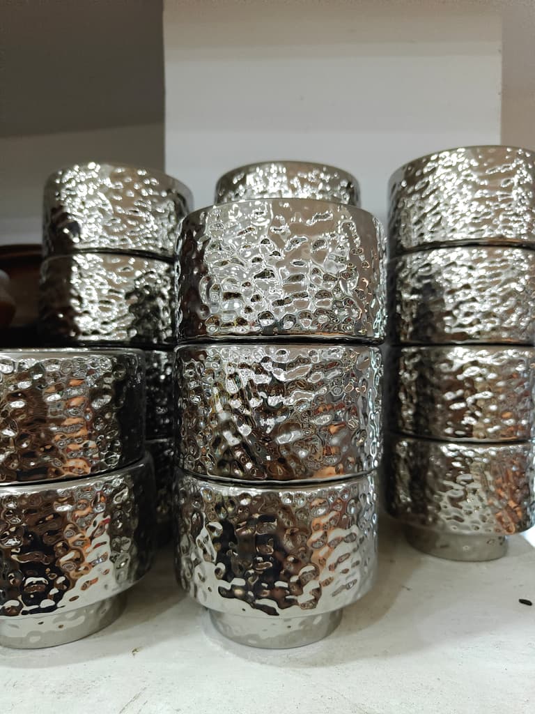 Silver Metal Tray | Kitchen Storage | Modern
