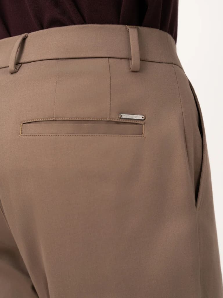Terranova Khaki Relaxed Fit Stretch Chinos for Men — photo 10