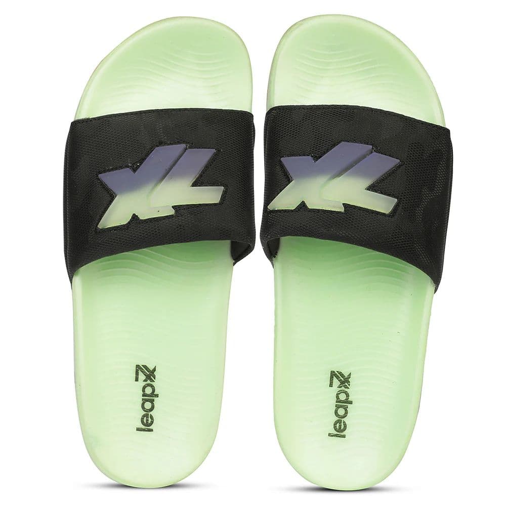 Leap7X NITWALK-L2 Women's Black Casual Slip-on Slippers - Nitro Sole with Colorblock Design — photo 7