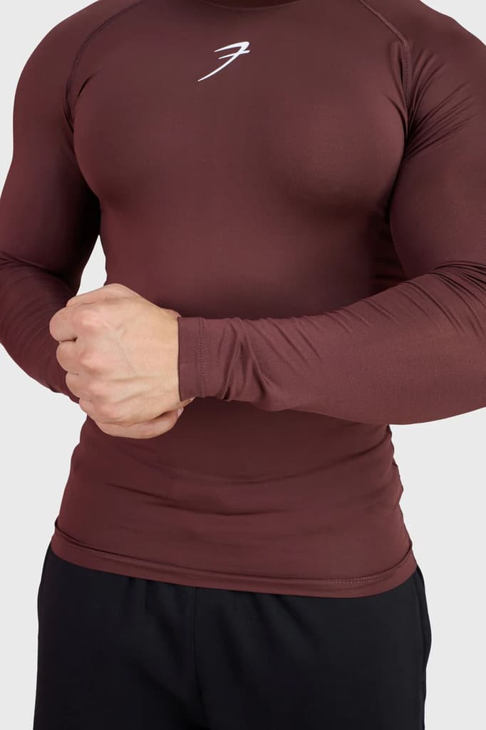 Compression Fullsleeves T-shirt Brown — photo 6