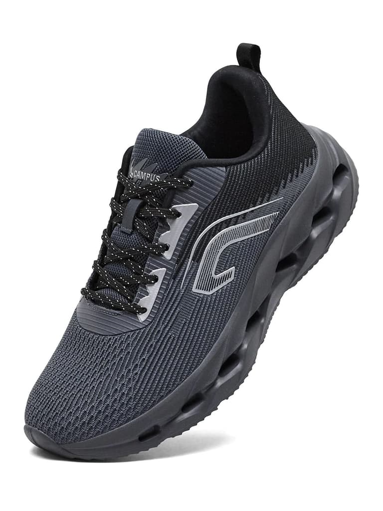 LOOPD Black Men's Running Shoes — photo 3